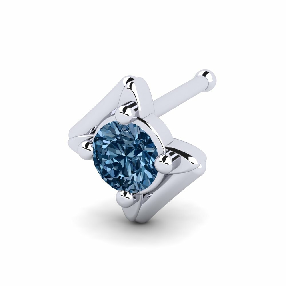 Blue Diamond Nose Pin Hommerian