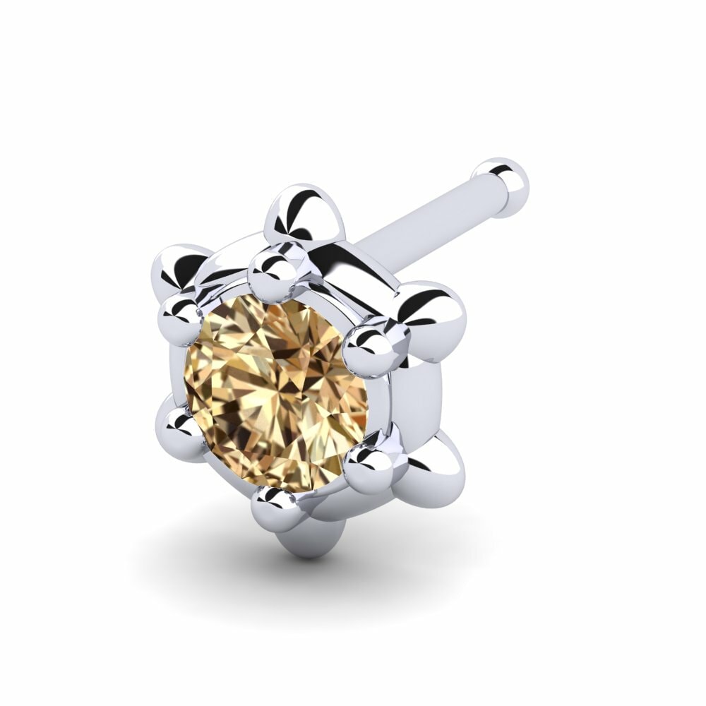 Bruine Diamant Neus Pin Kiev