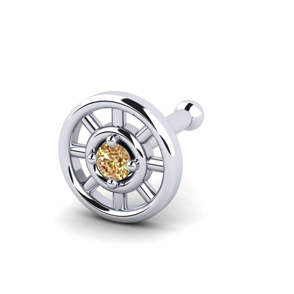 Bruine Diamant Neus Pin Luciay