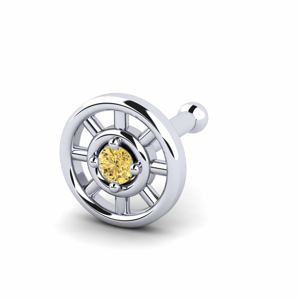Gele Diamant Neus Pin Luciay
