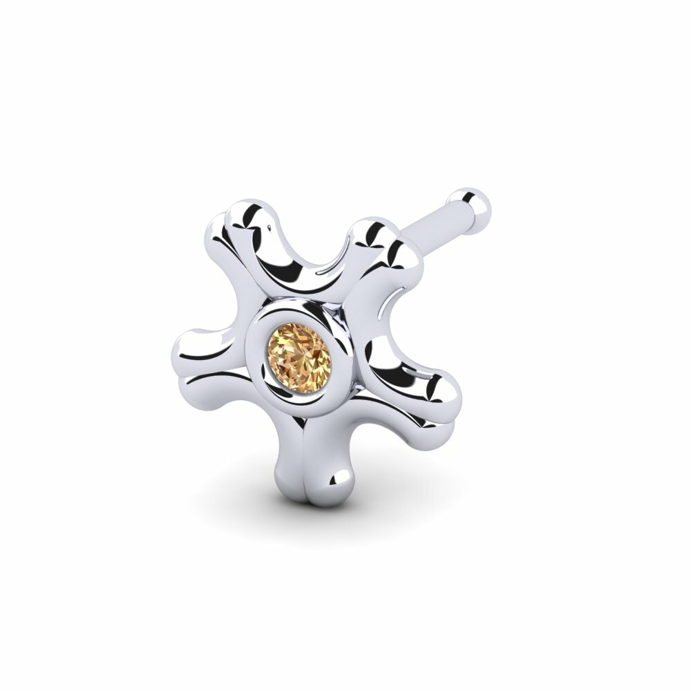 Bruine Diamant Neus Pin Matracy