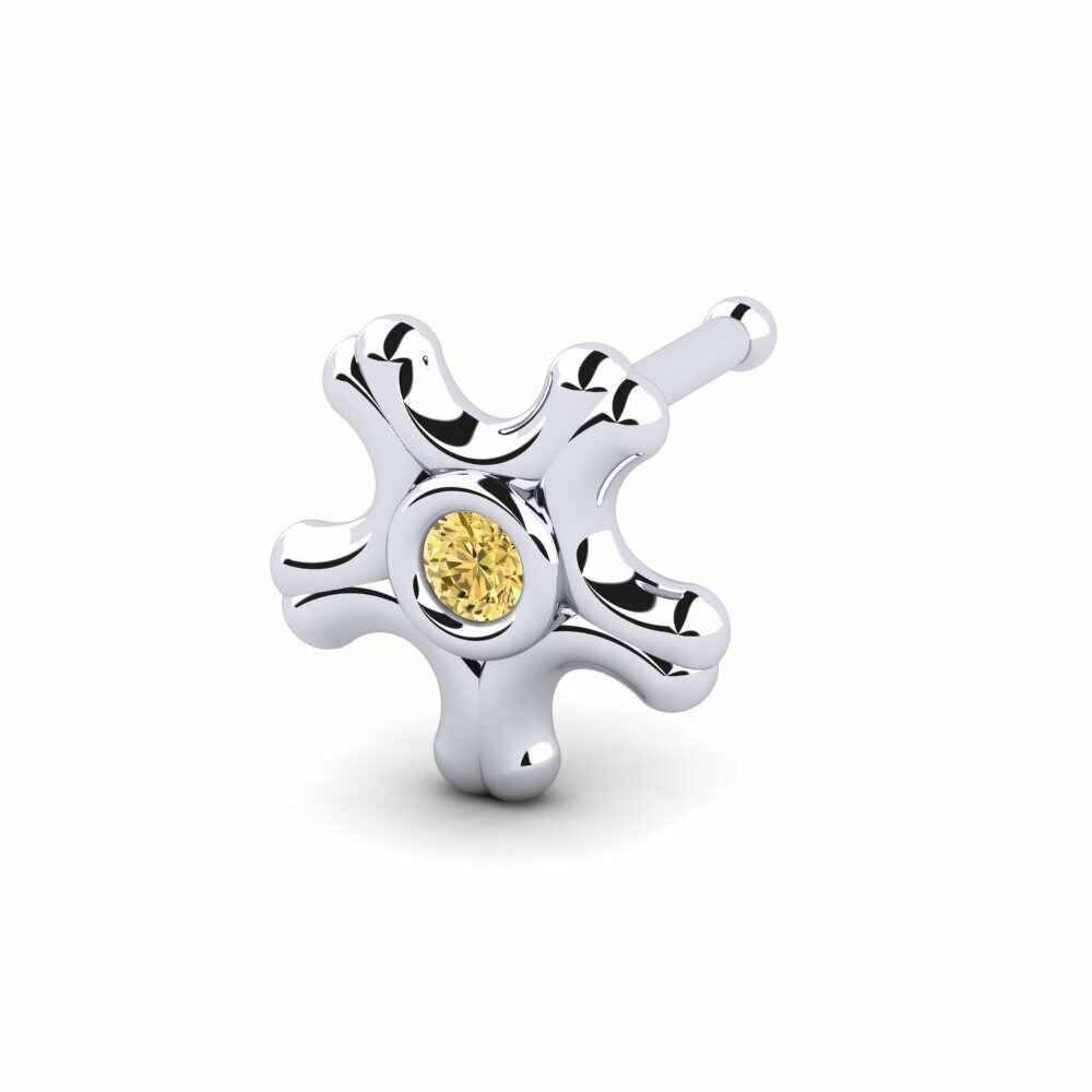 Gele Diamant Neus Pin Matracy