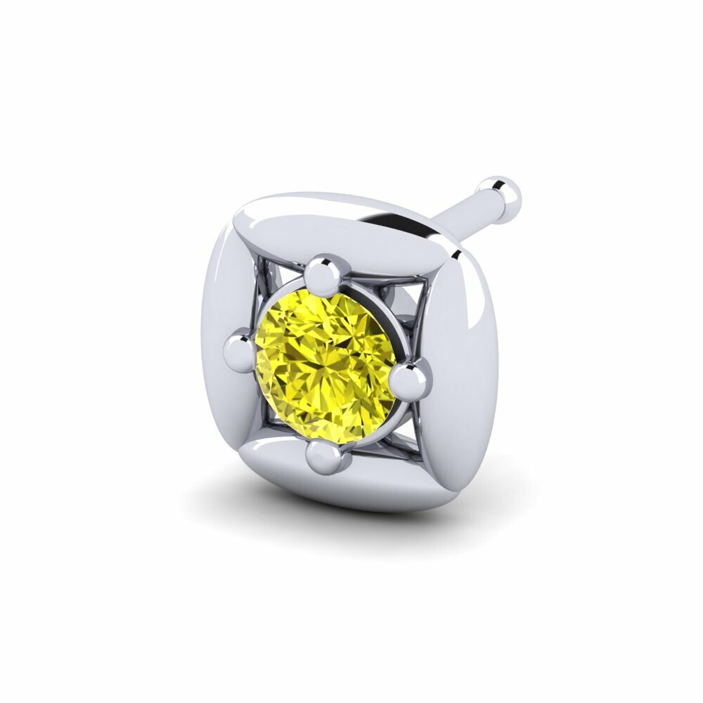 Gele Diamant Neus Pin Pamir