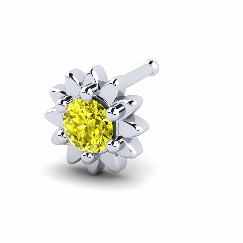 Yellow Diamond Nose Pin Sabinde