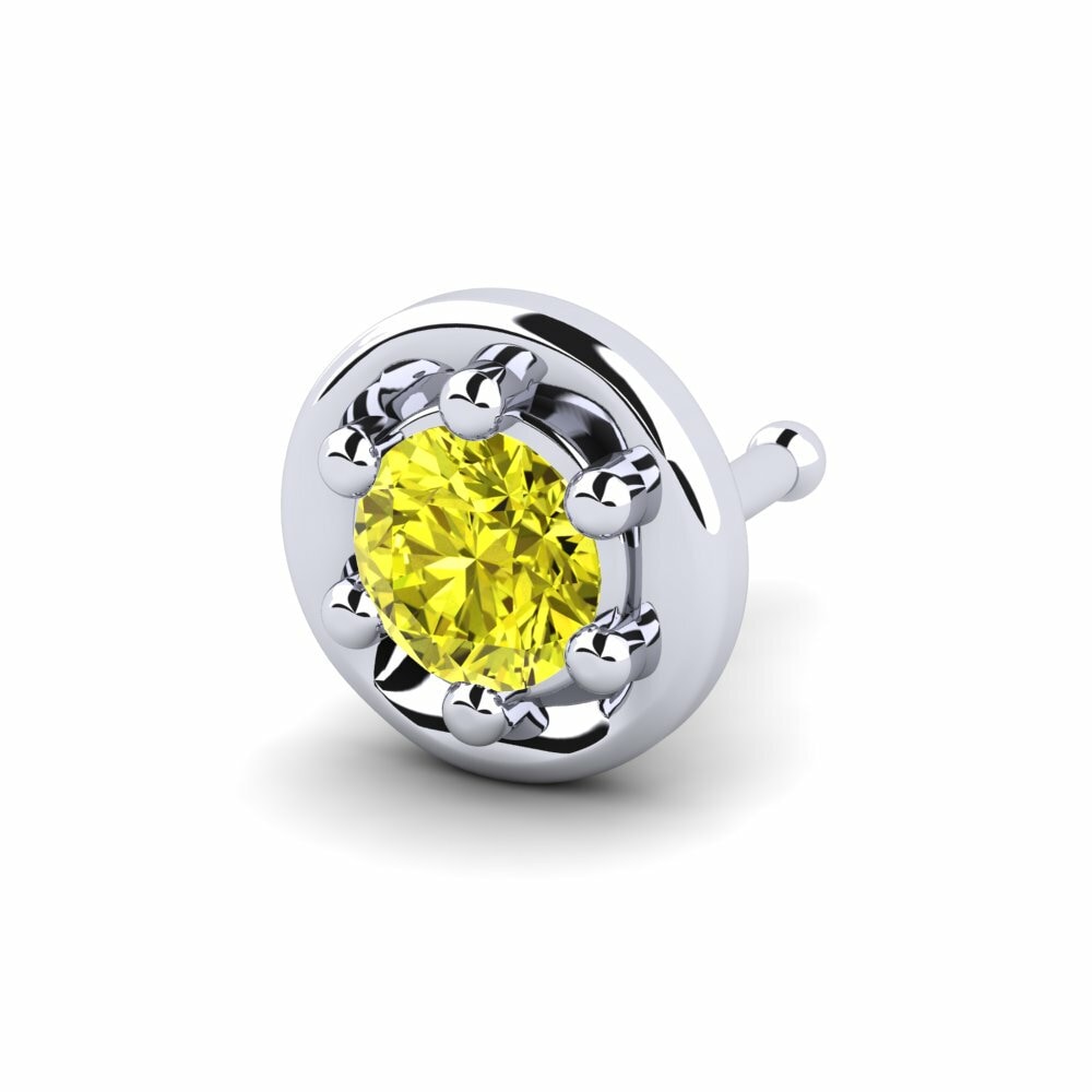 Gele Diamant Neus Pin Said