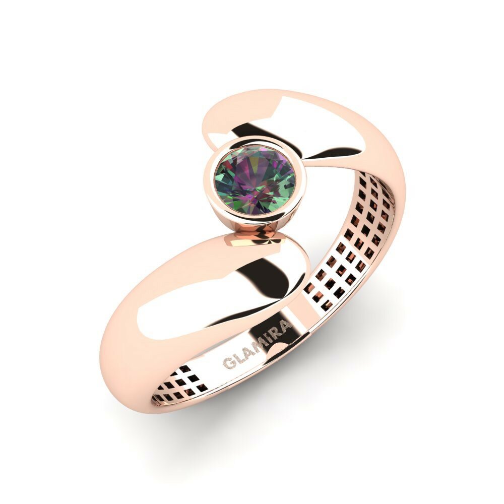 Mystic Topaz Engagement Ring Davy