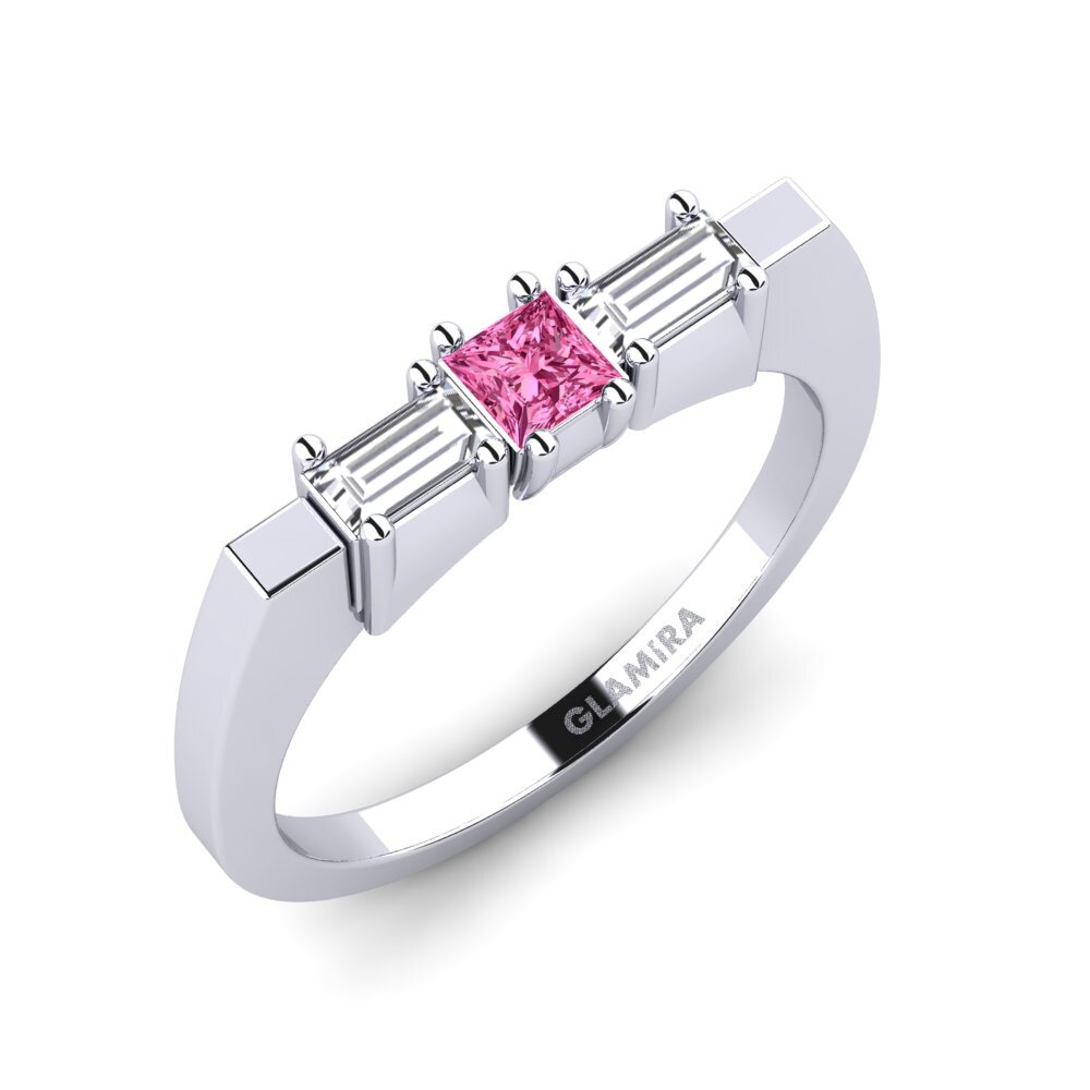 Pink Tourmaline Engagement Ring Diels