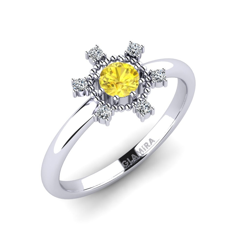 Yellow Sapphire Engagement Ring Hejira