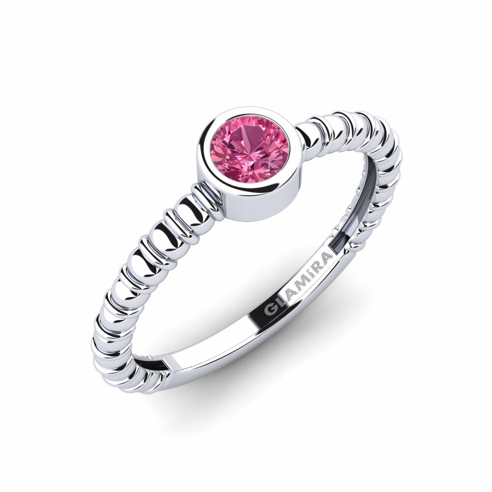 Turmalina rosa Anillo de Mujer Monny