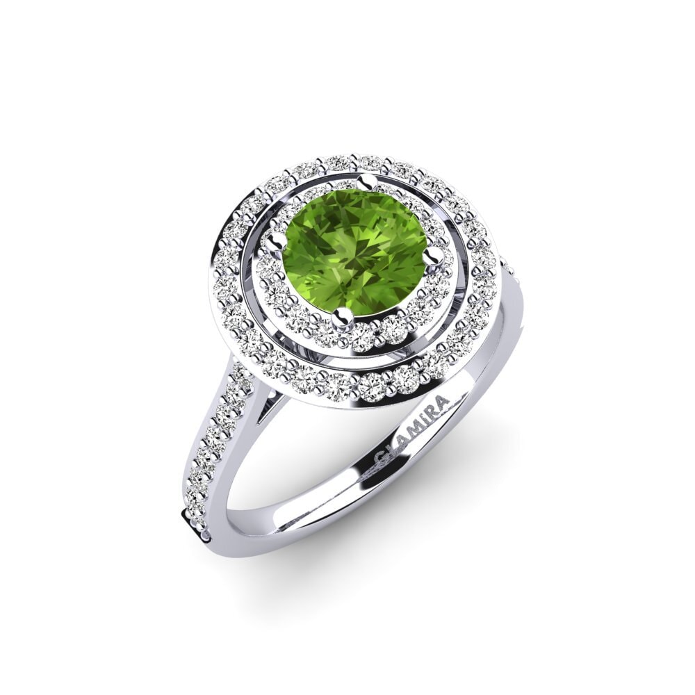 Peridot Engagement Ring Devona