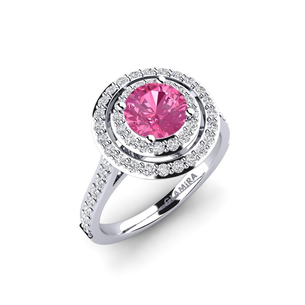 Pink Tourmaline Engagement Ring Devona