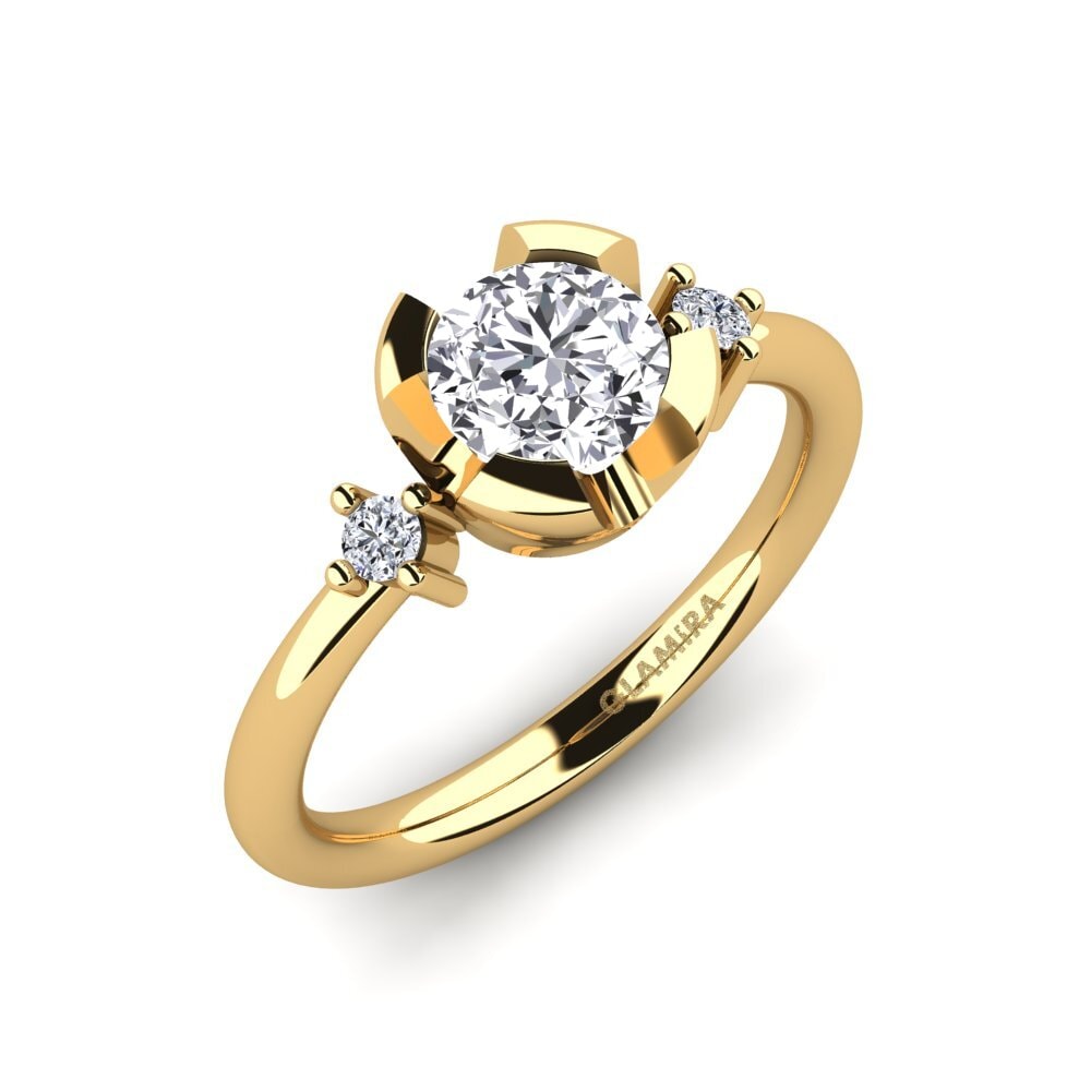 14ct Yellow Gold Engagement Ring Adoray