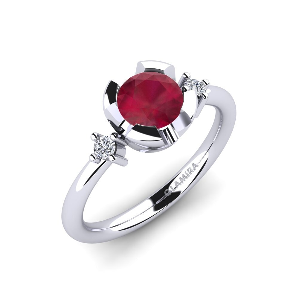 Rubí Anillo de compromiso Adoray