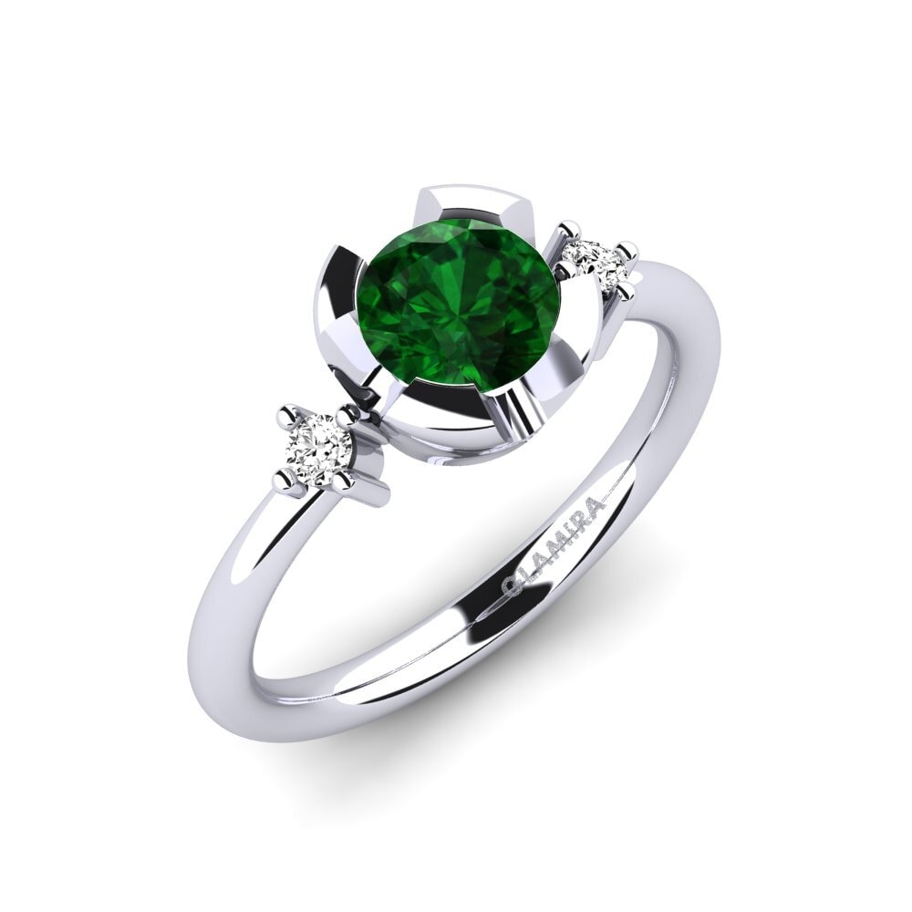 Tsavorite Anello di fidanzamento Adoray