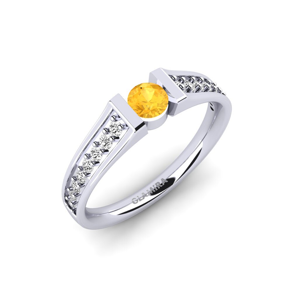 Citrine Engagement Ring Panni