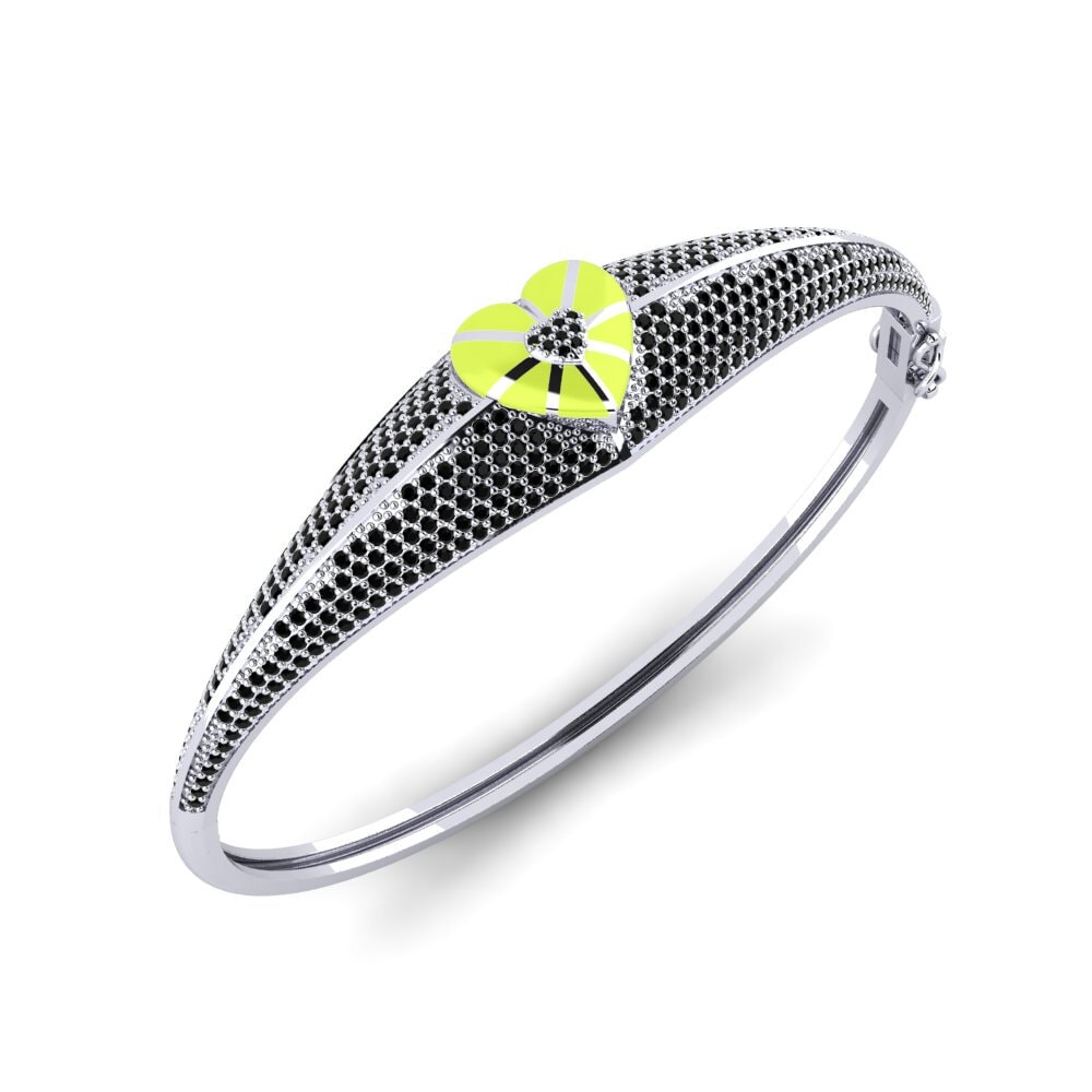 Black Sapphire Women's Bangle Flyinhigh