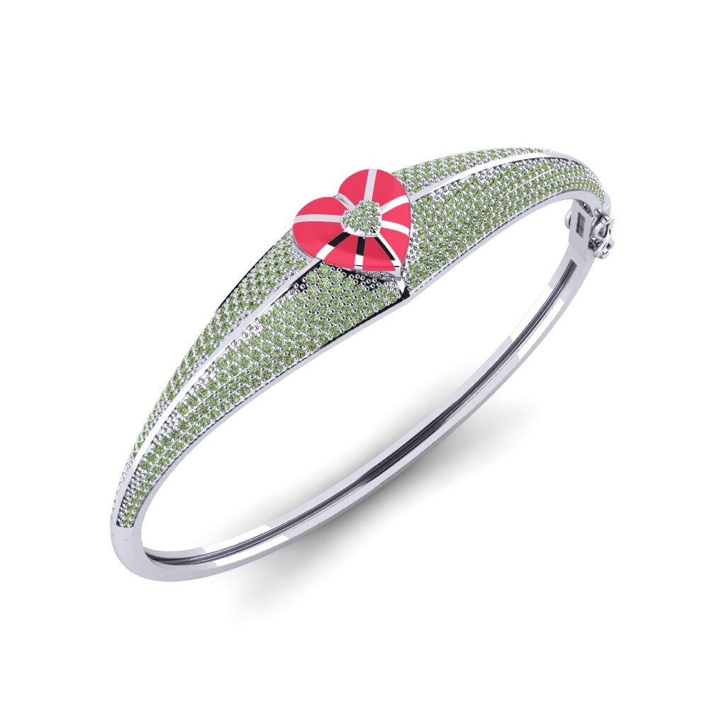 Green Diamond Women's Bangle Flyinhigh