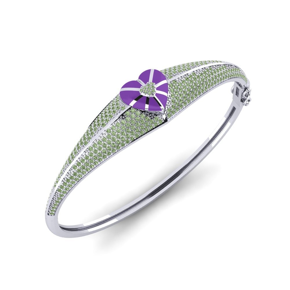 Green Diamond Women's Bangle Flyinhigh