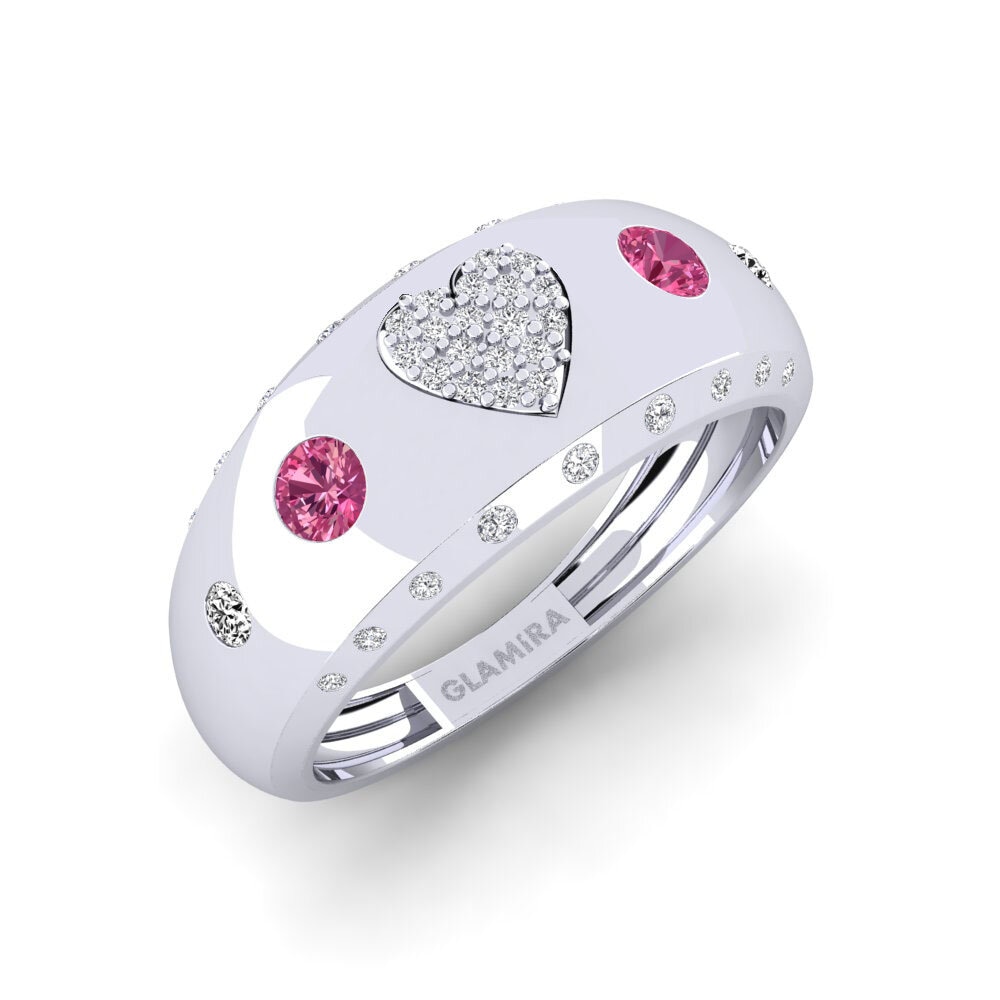 Turmalina rosa Anillo Karlek