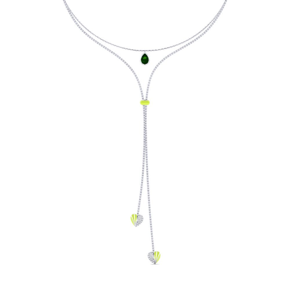 Tourmaline Verte Collier Collier tour de cou pour femme Marilages