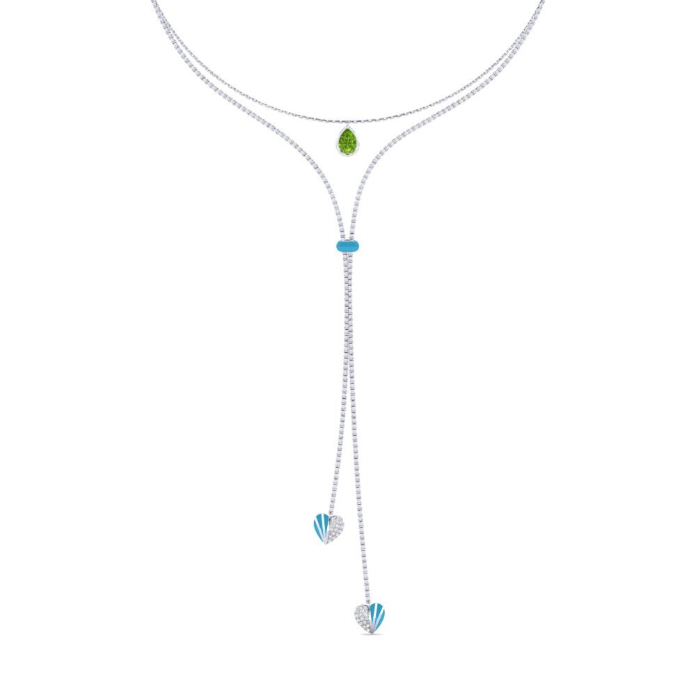 Peridot Women's Choker Necklace Marilages