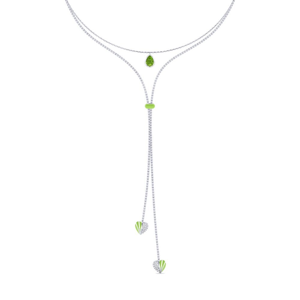 Peridot Women's Choker Necklace Marilages