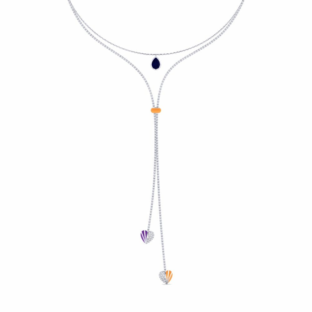 Zafiro Collar Gargantilla de Mujer Marilages