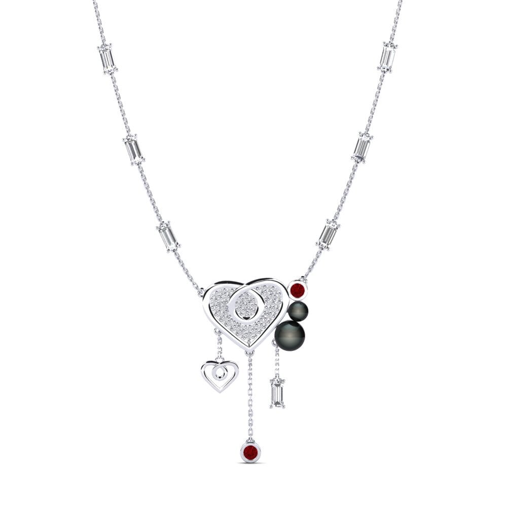 Red Zirconia Women's Necklace Passjoni