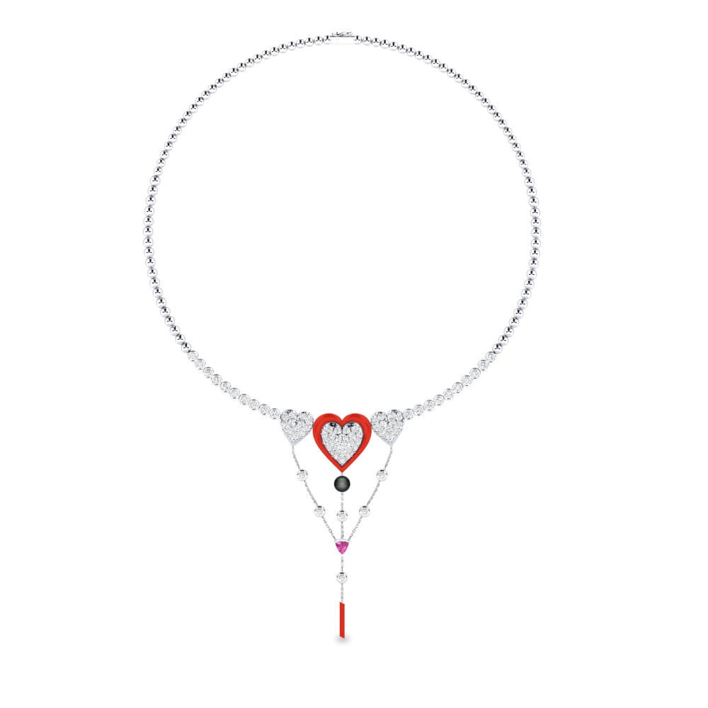 Collar Pink Topaz Necklaces
