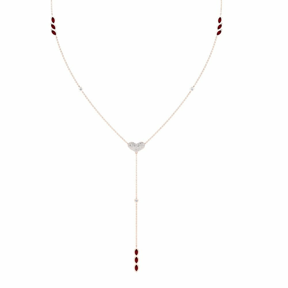 Circonita Roja Collar de Mujer Touha
