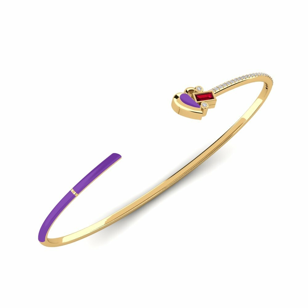 Circonita Roja Pulsera de palma Triapuncta