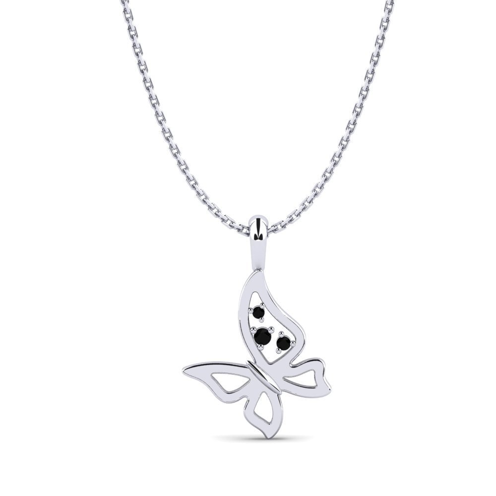 Black Sapphire Women's Pendant Jyotis