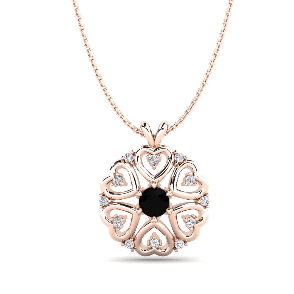 Diamante Negro Colgante de Mujer Naxos