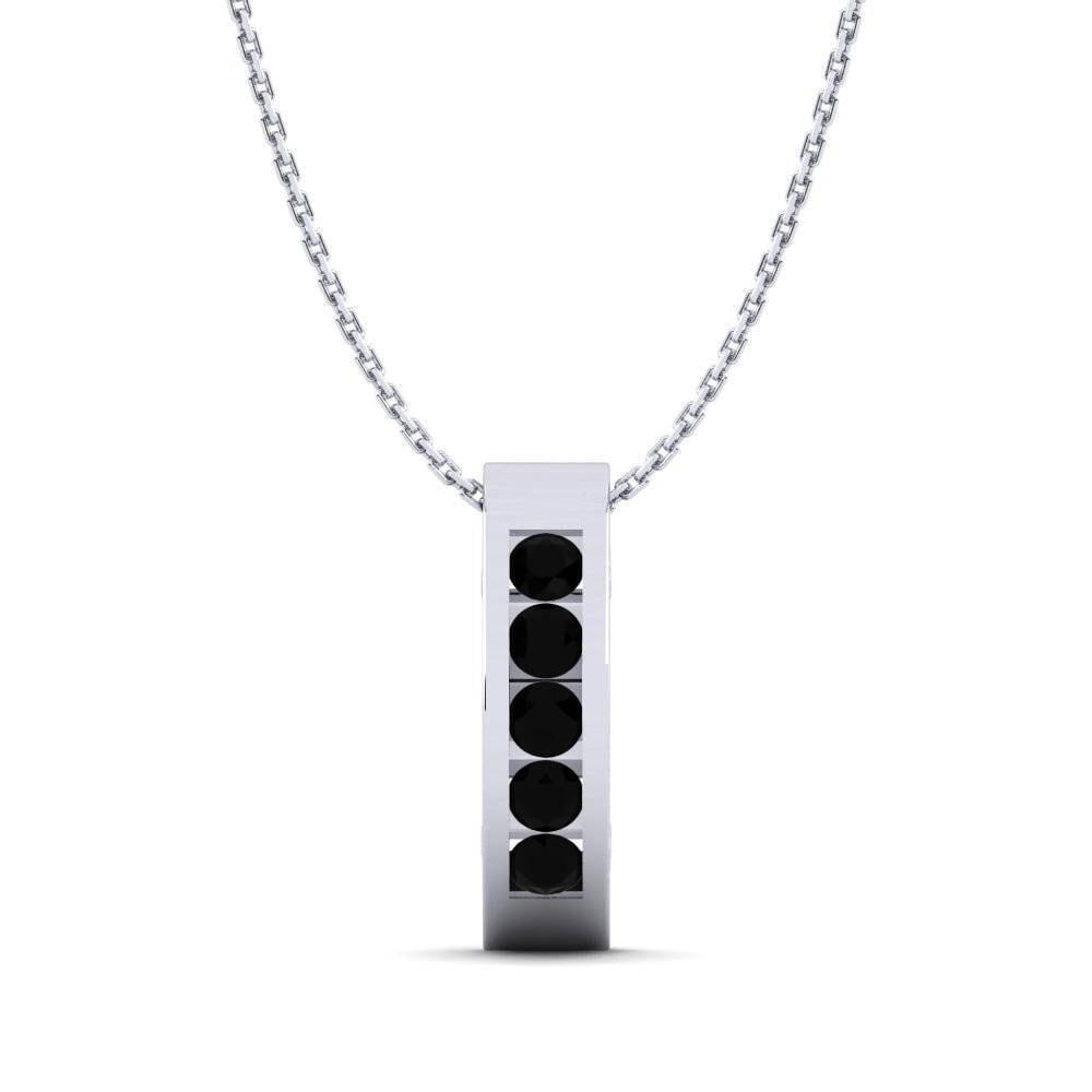 Black Sapphire Women's Pendant Okinova