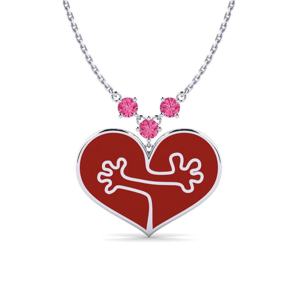 Pink Tourmaline Women's Necklace Arrast