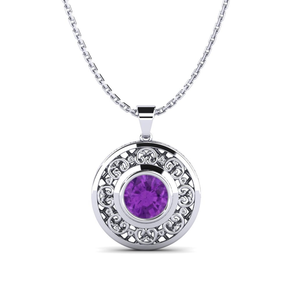 Améthyste Pendentif pour femme Ashlyes