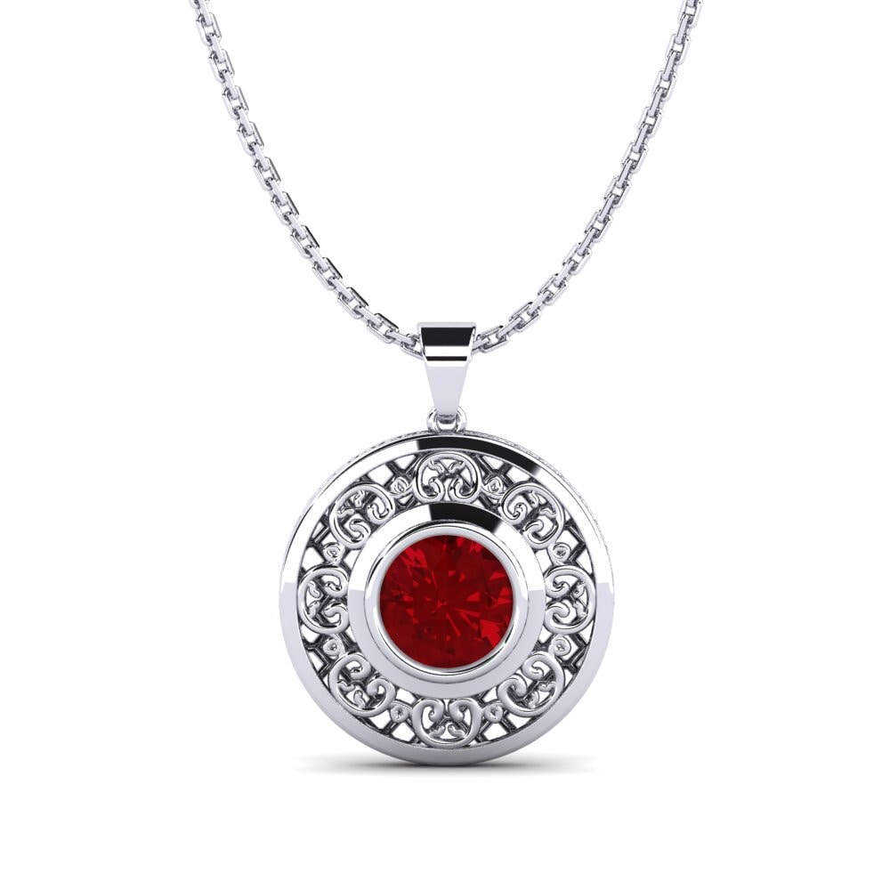 Red Zirconia Women's Pendant Ashlyes