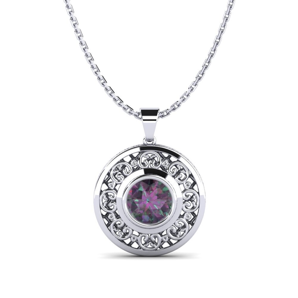 Mystic Topaz Women's Pendant Ashlyes