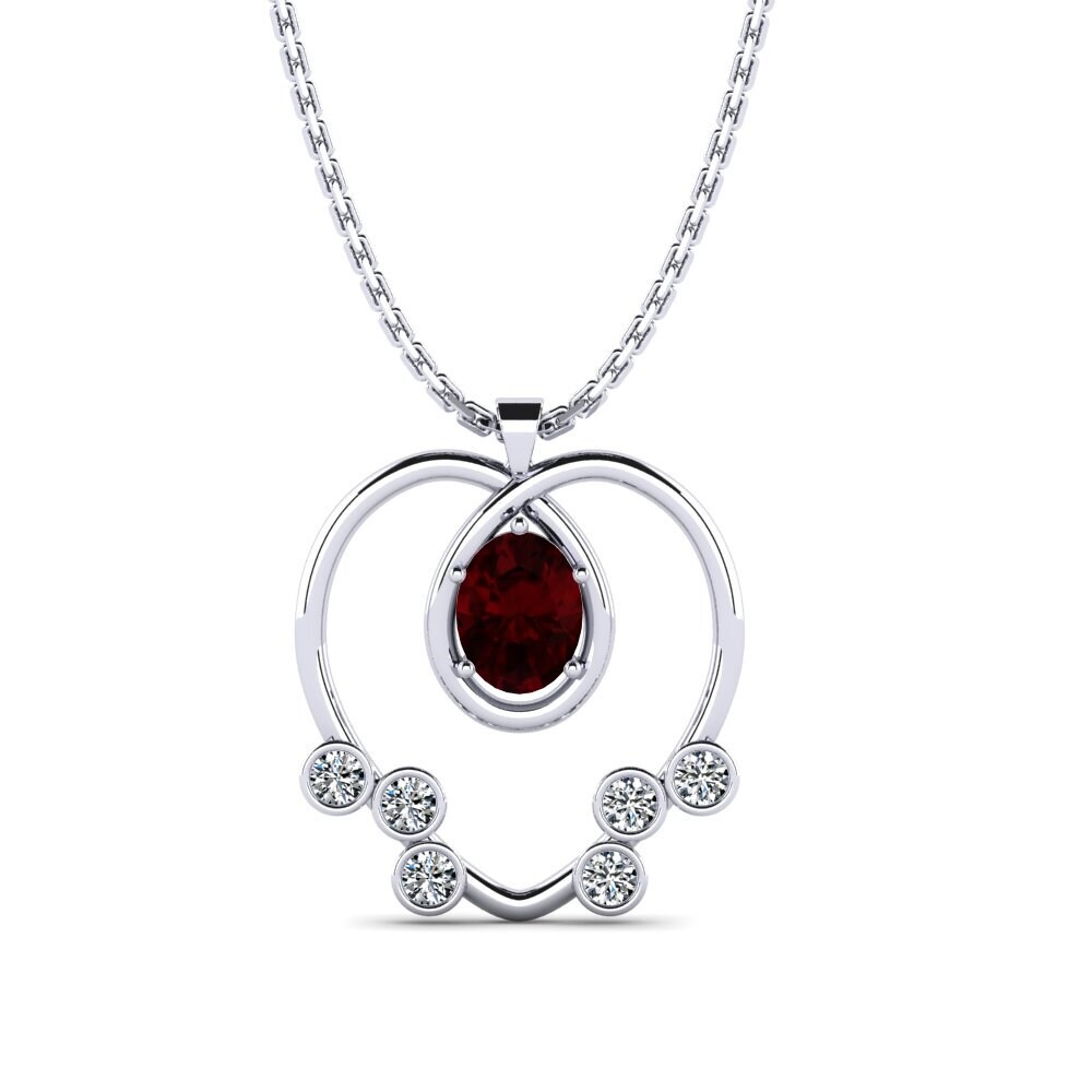 Garnet Women's Pendant Beathas