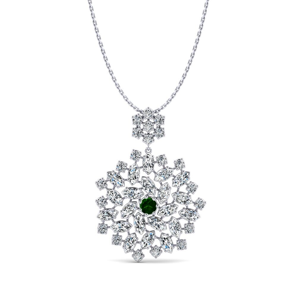 Green Tourmaline Women's Pendant Bonnyfod