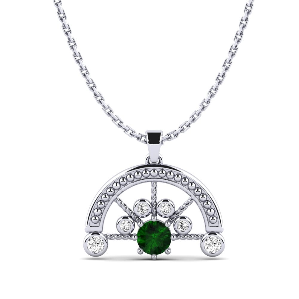 Green Tourmaline Women's Pendant Brunei