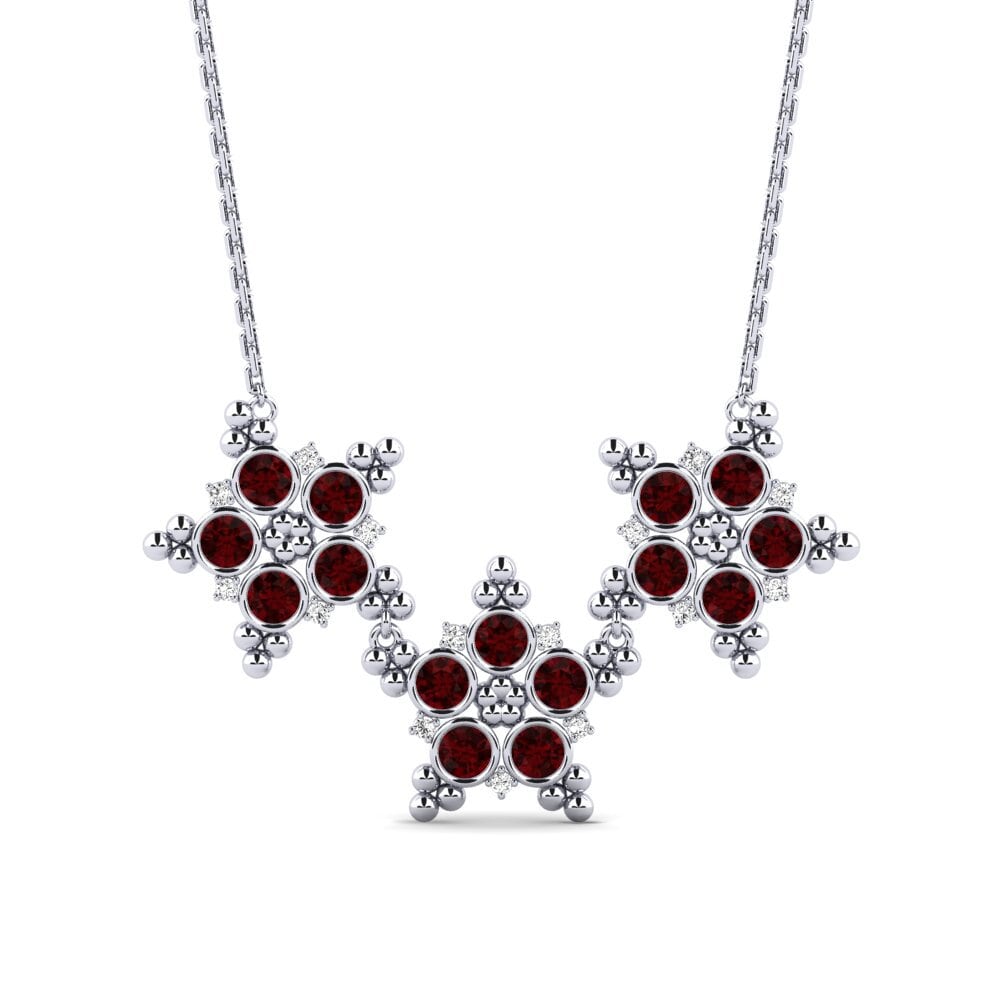 Granate Collar de Mujer Daphnoz
