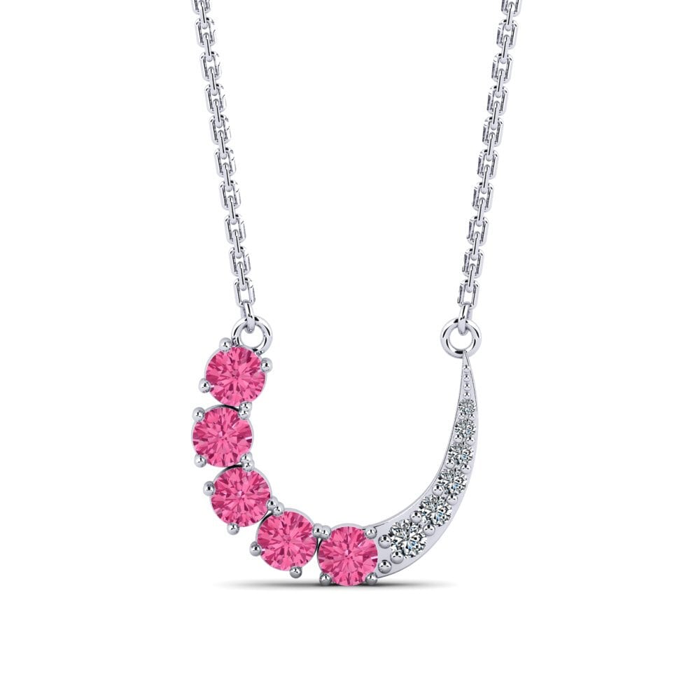 Pink Tourmaline Women's Necklace Dearan