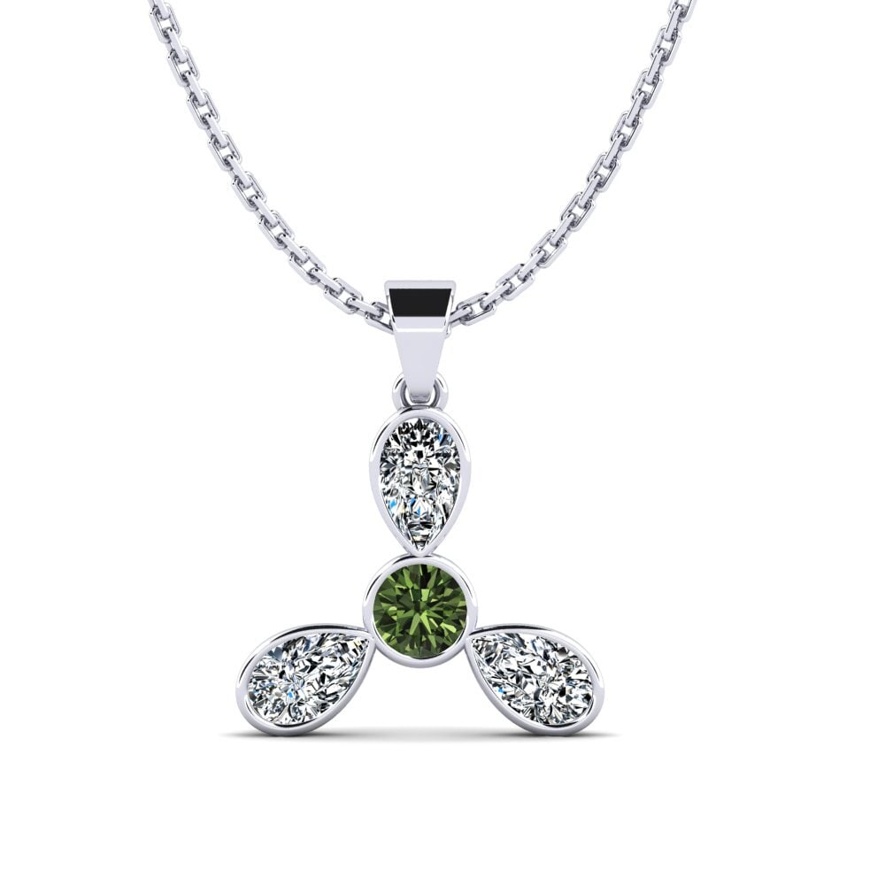 Green Sapphire Women's Pendant Drabe