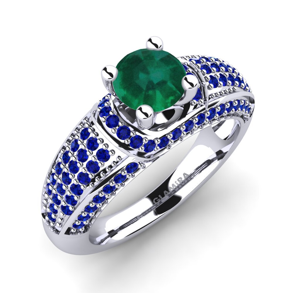 950 Palladium Engagement Ring Anica