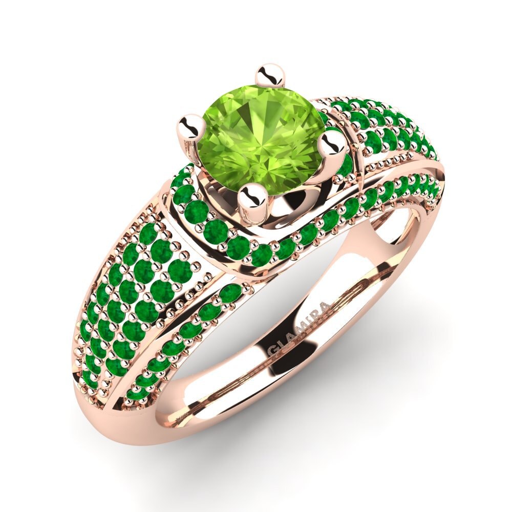 14ct Rose Gold Engagement Ring Anica