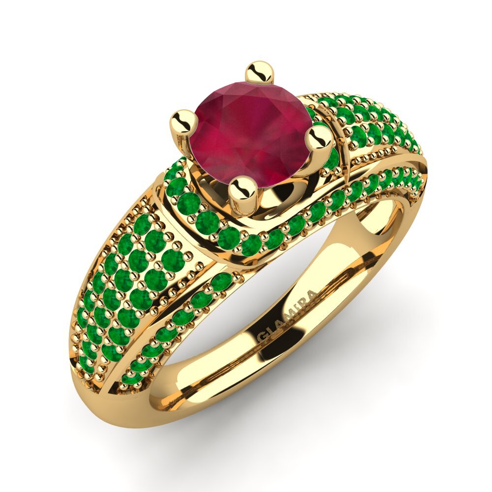 Ruby Engagement Ring Anica
