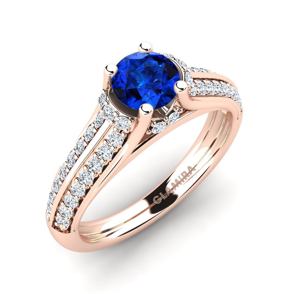 Đá Emerald (Đá nhân tạo) Nhẫn đính hôn Eleta