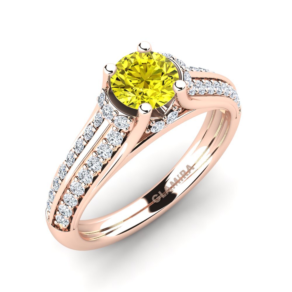 Yellow Diamond Engagement Ring Eleta
