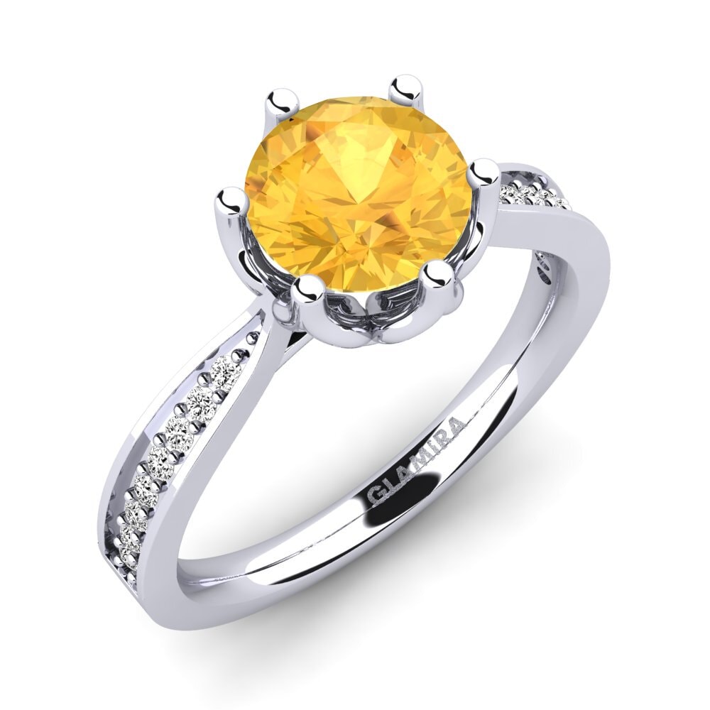 Citrine Engagement Ring Hiya